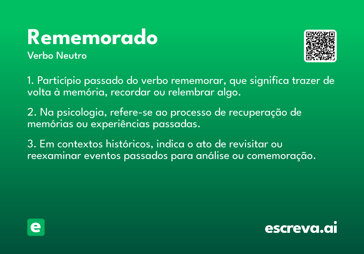 rememorado