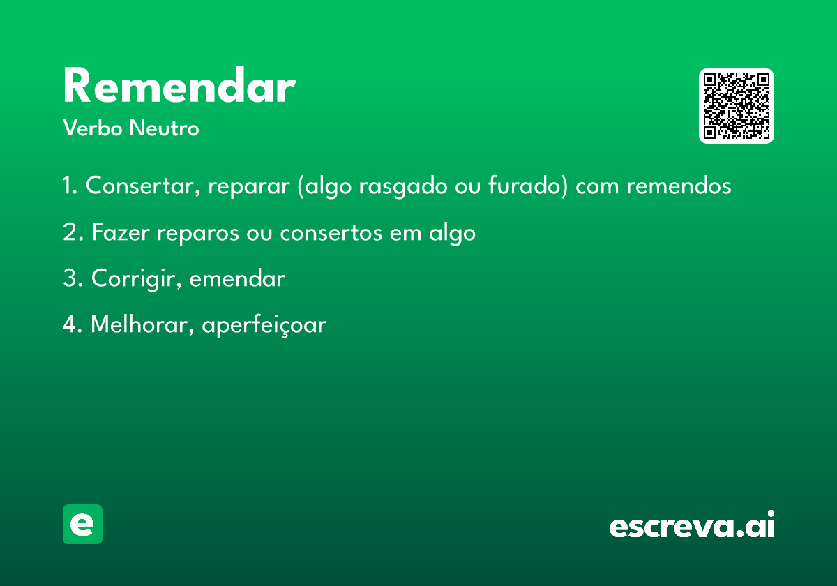remendar