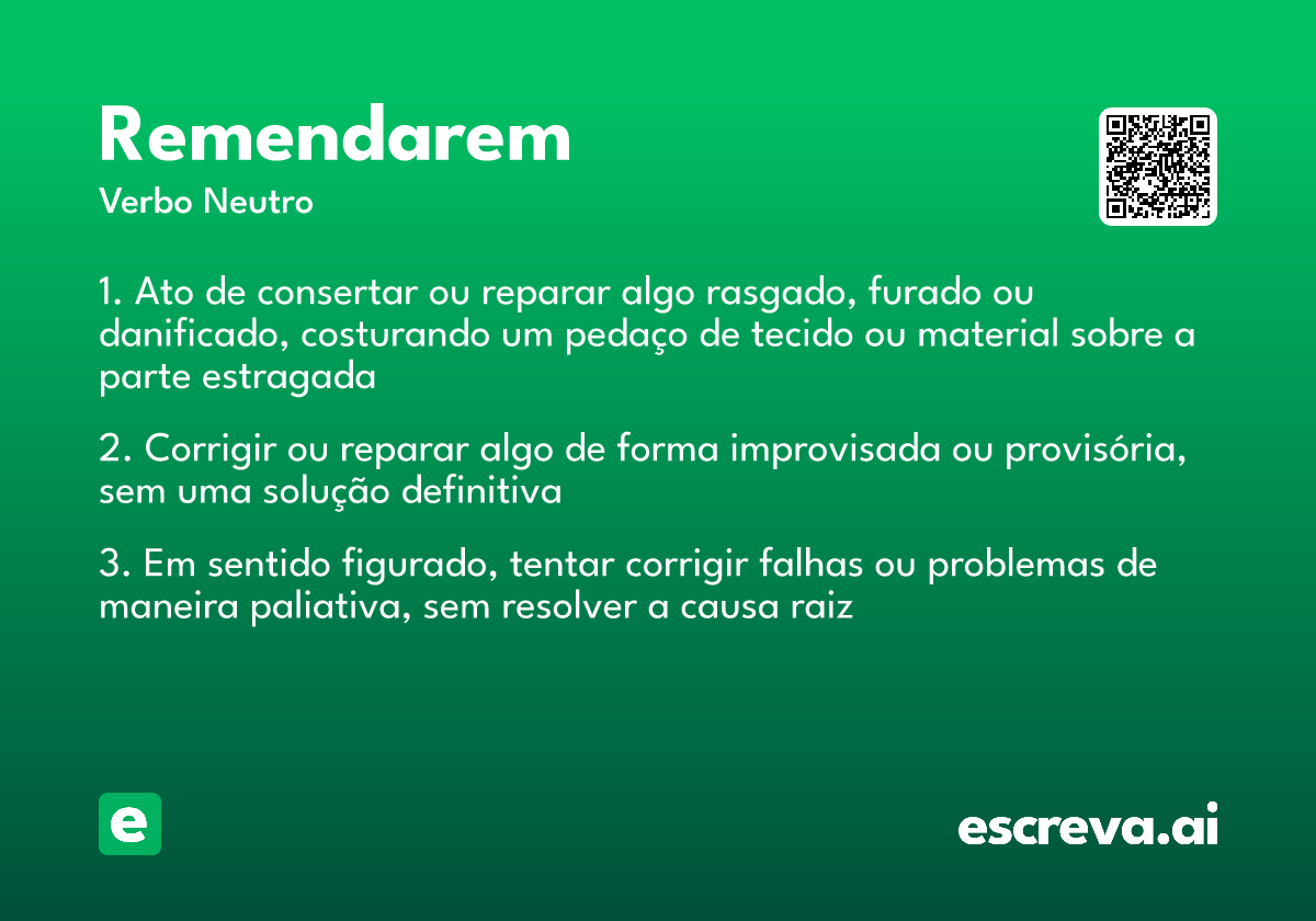 remendarem