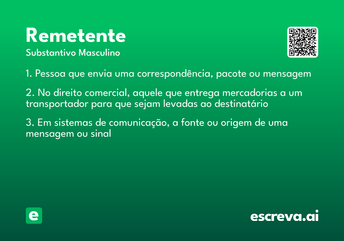 remetente
