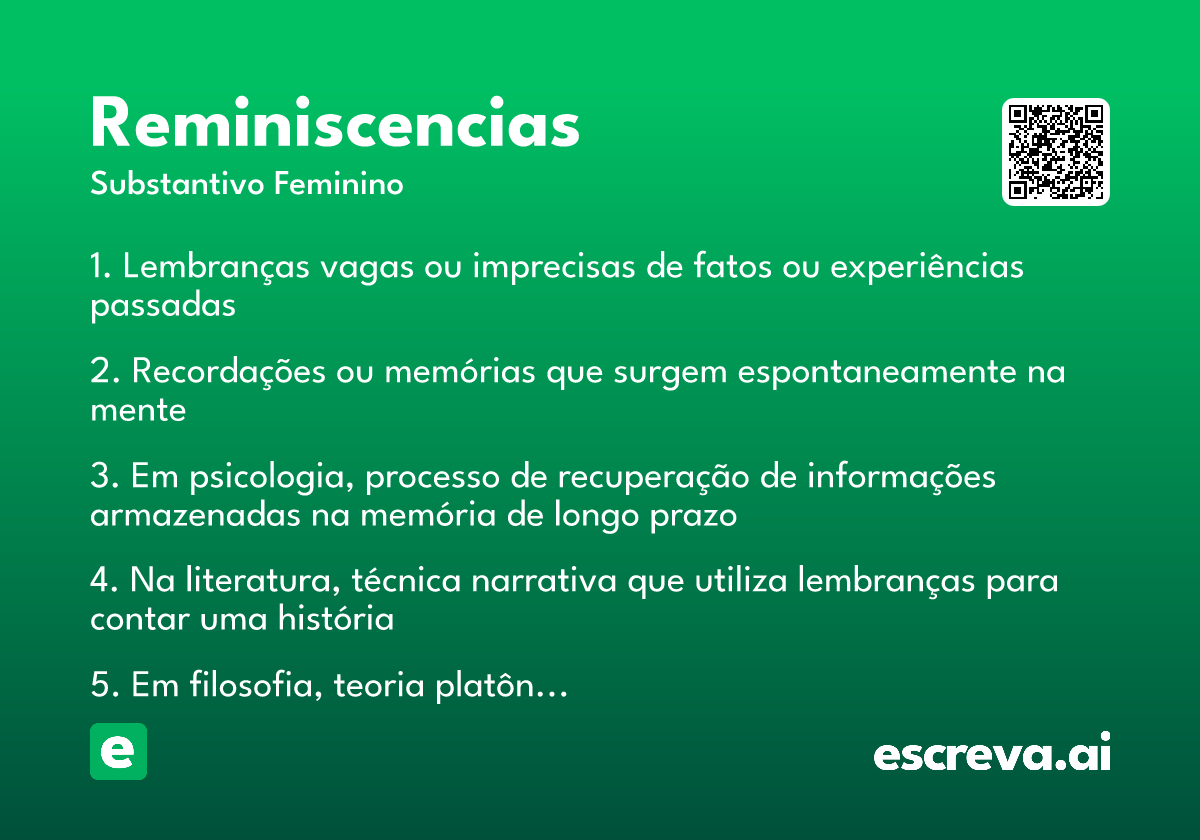 reminiscencias