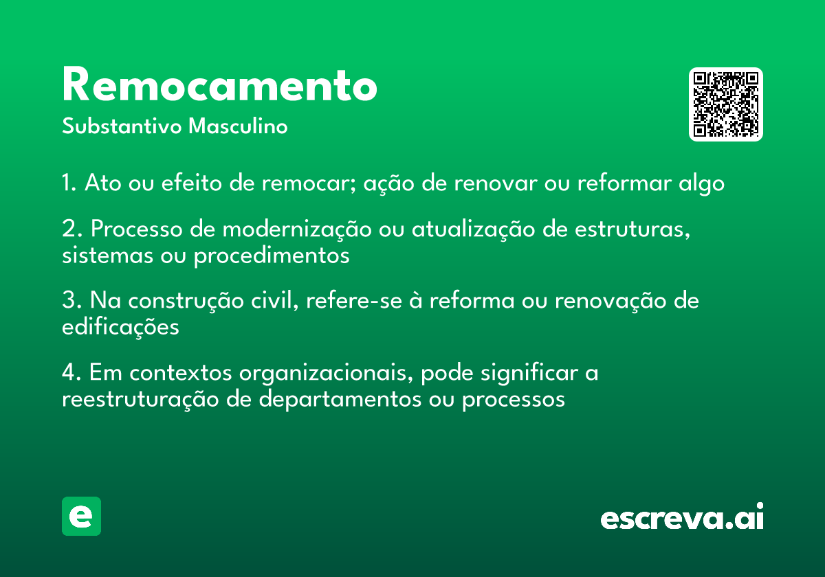 remocamento