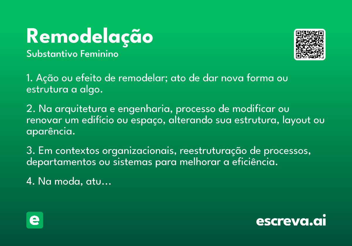 remodelação