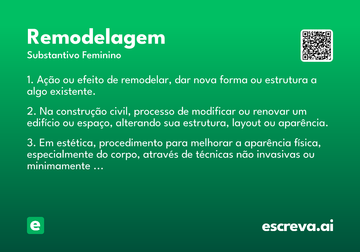 remodelagem
