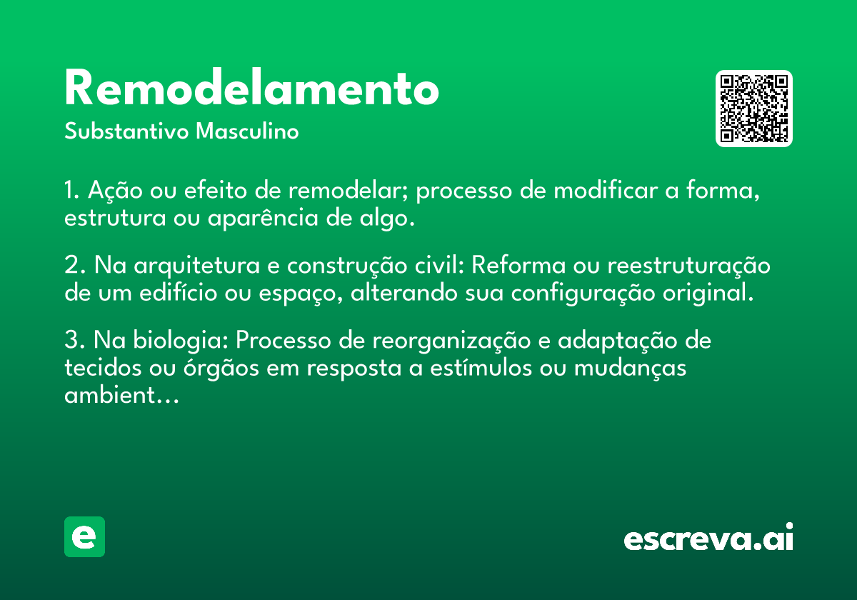 remodelamento