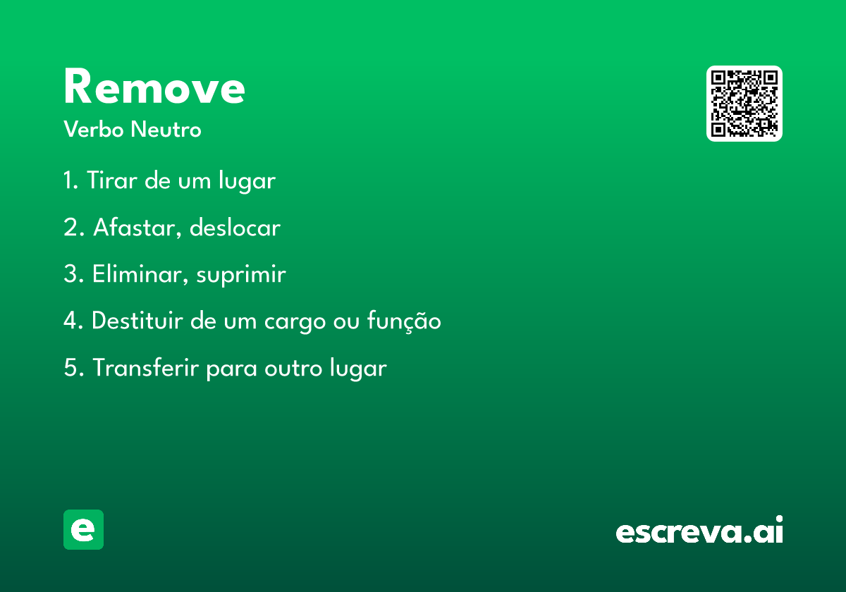 remove