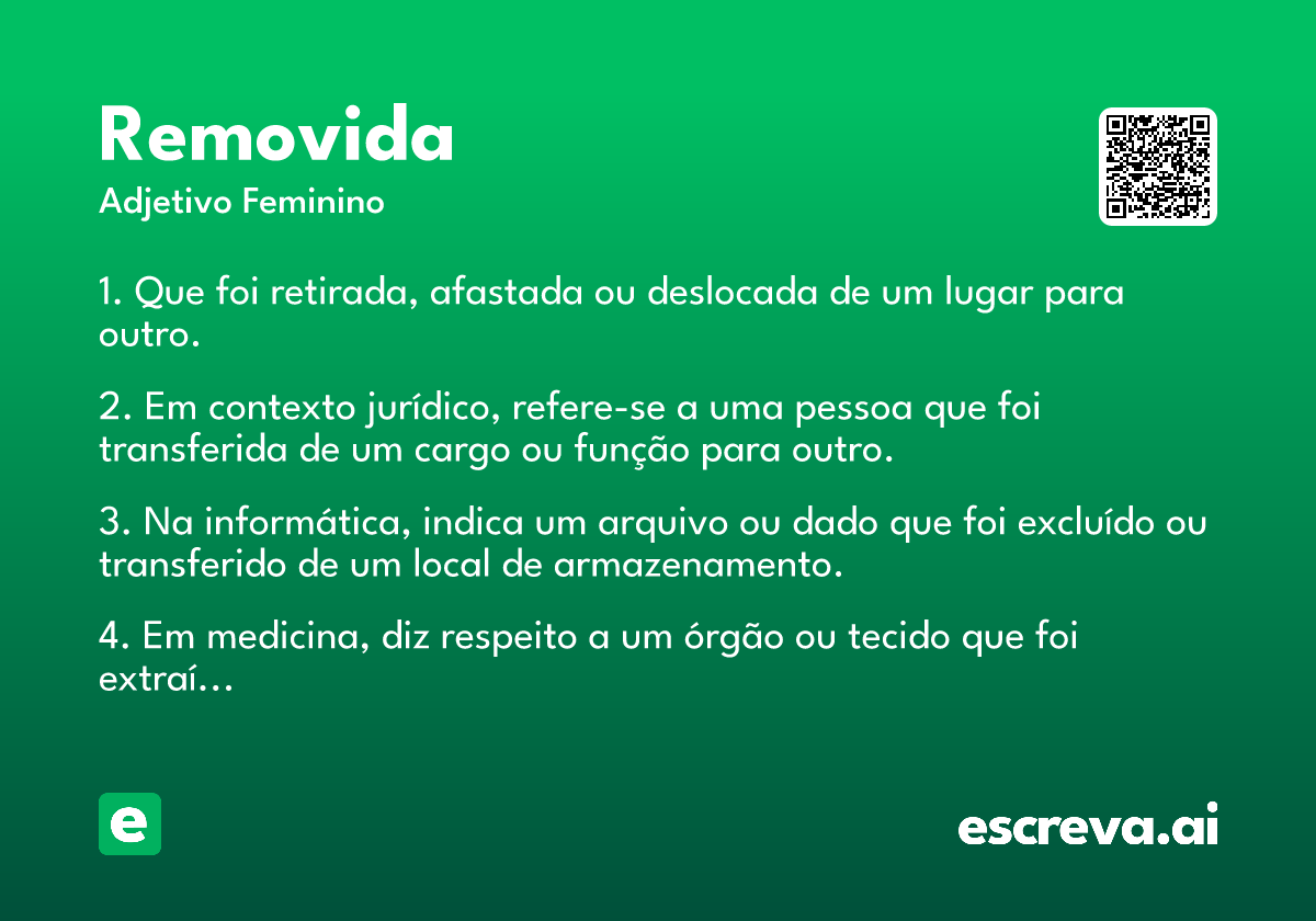 removida