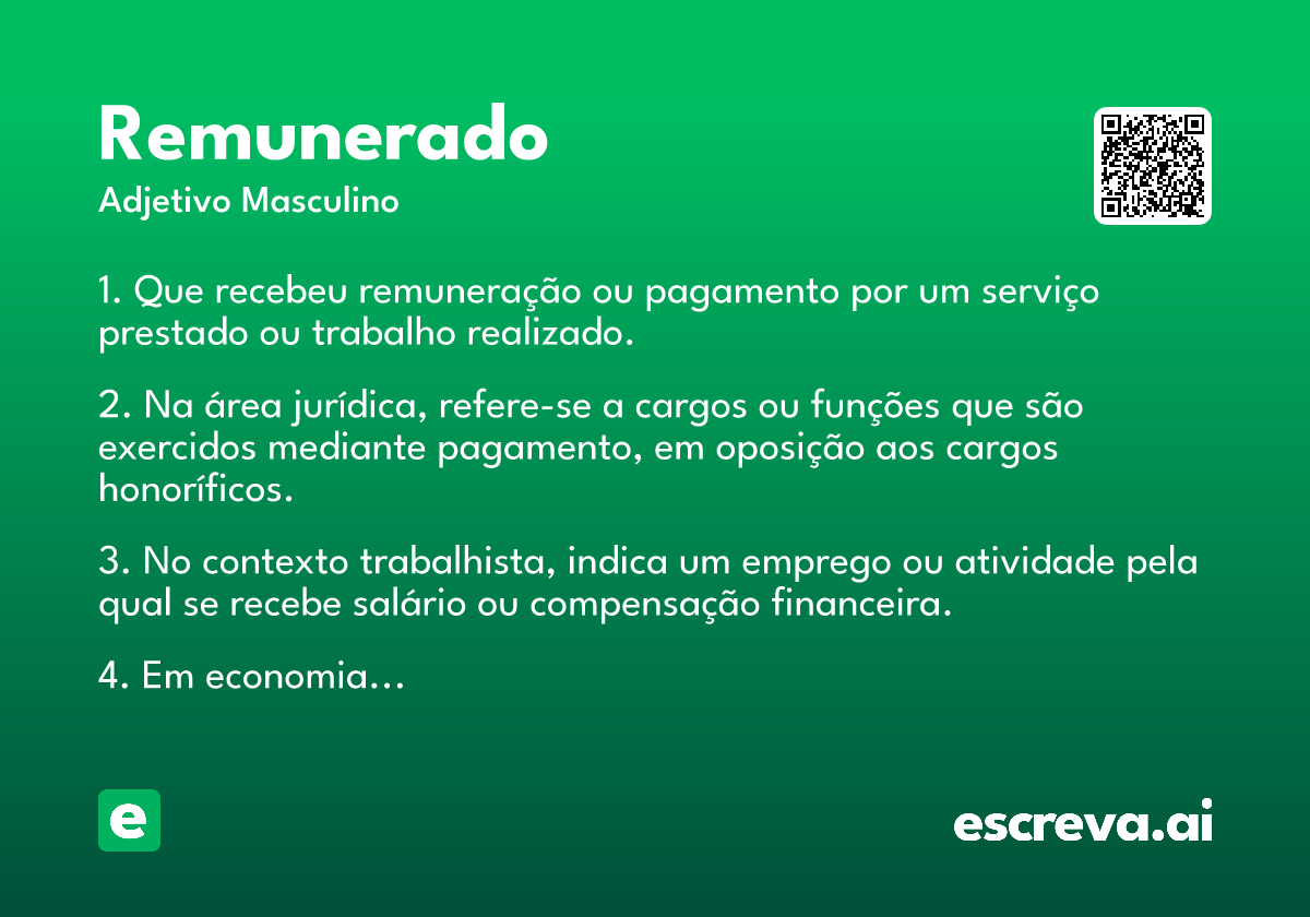 remunerado