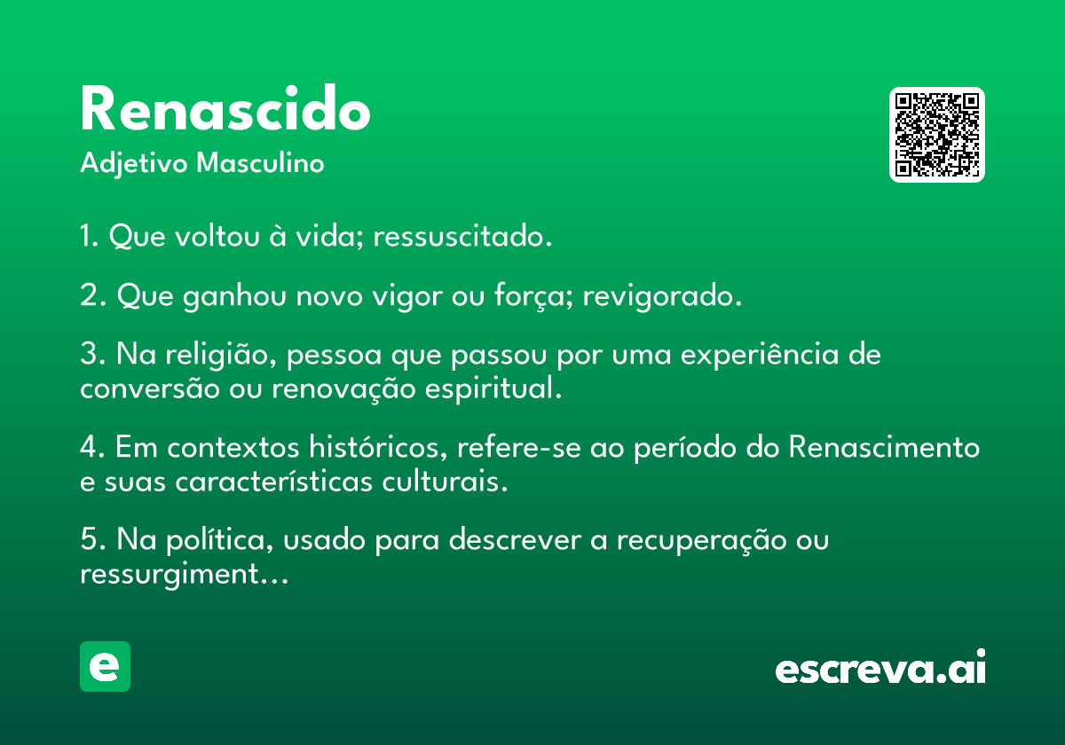 renascido