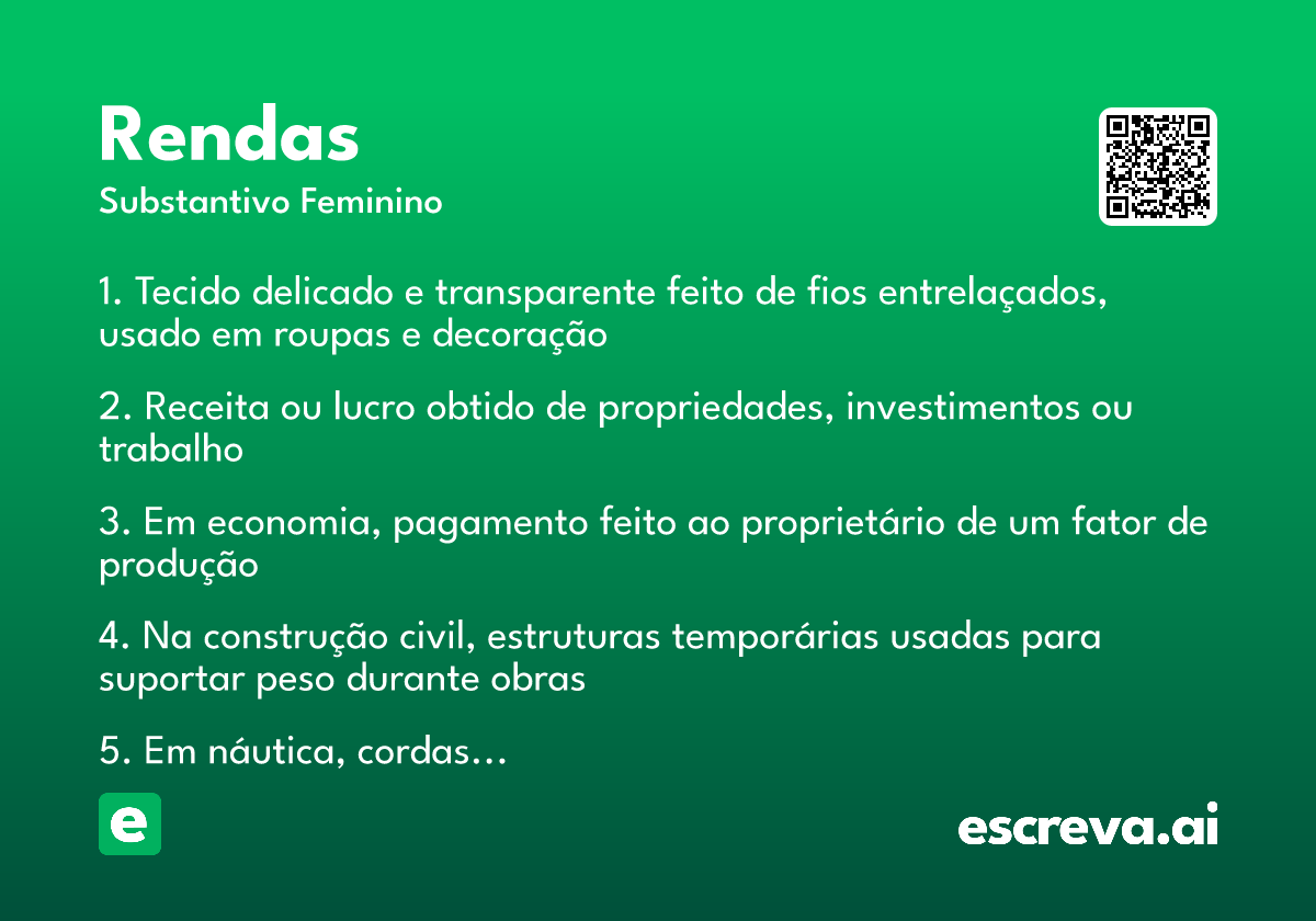 rendas