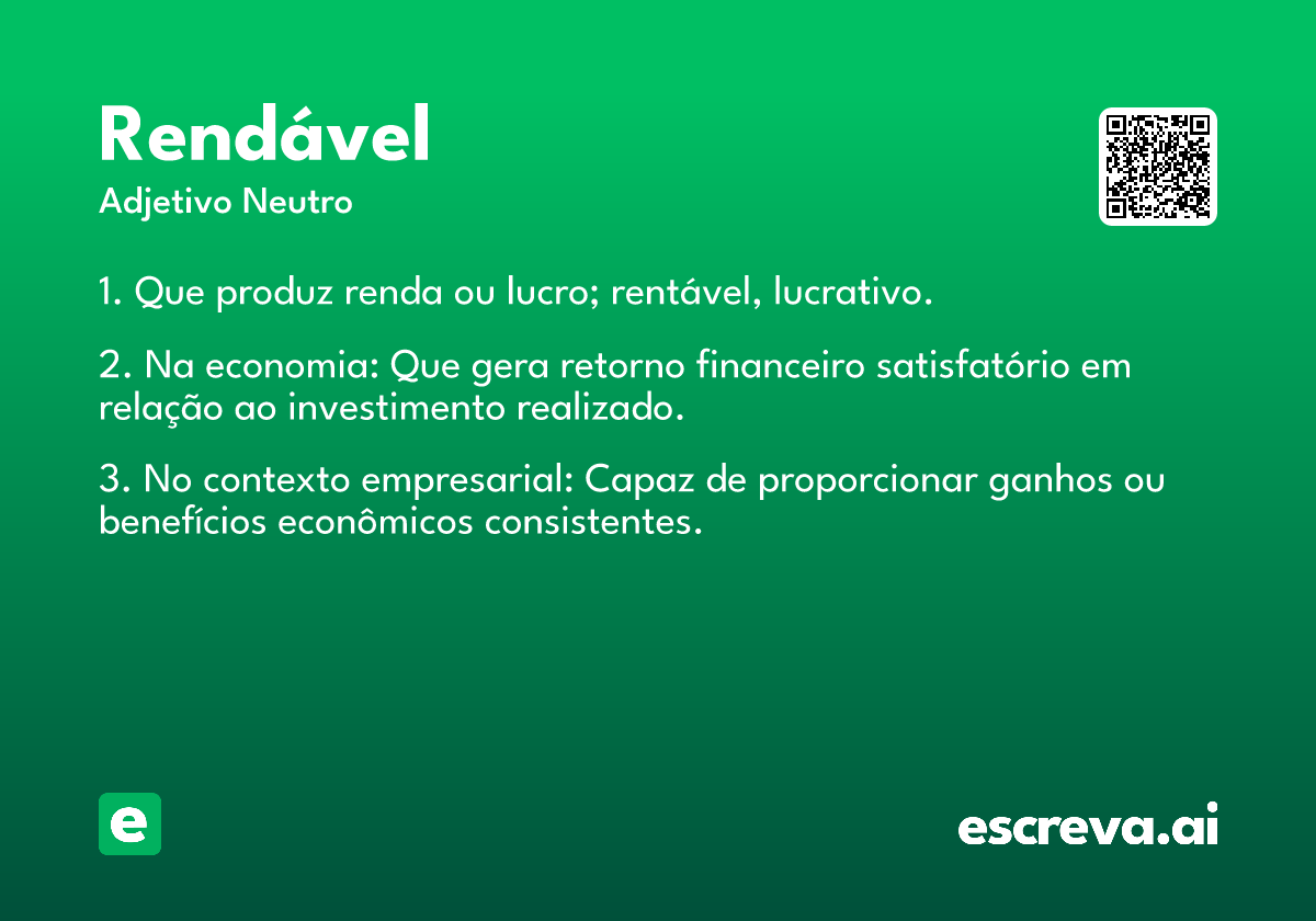 rendável
