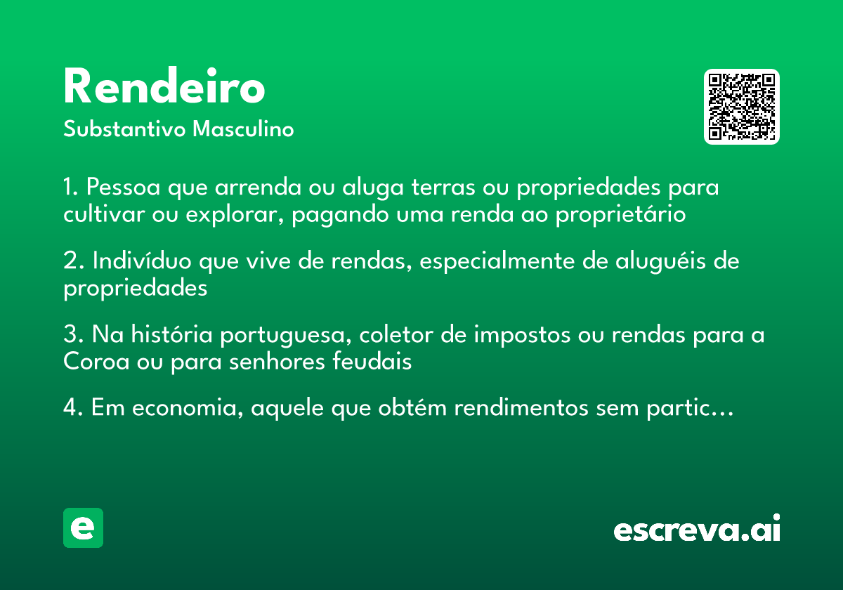 rendeiro