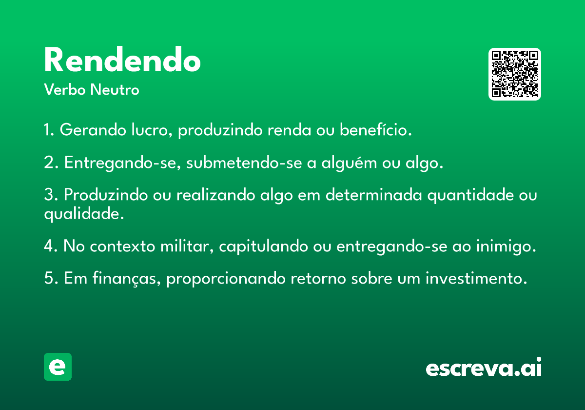 rendendo