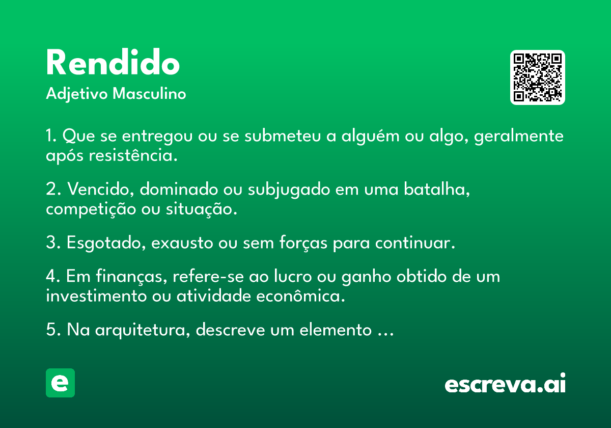 rendido