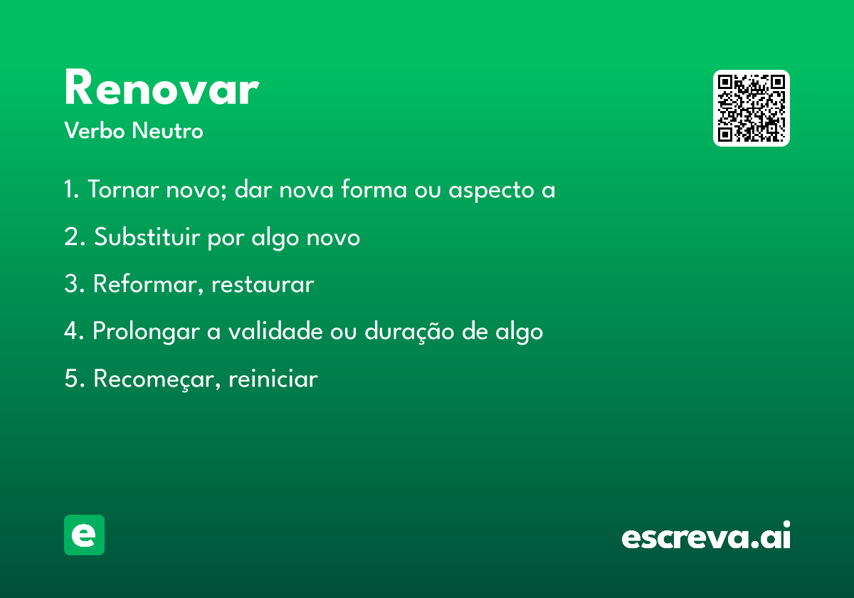 renovar