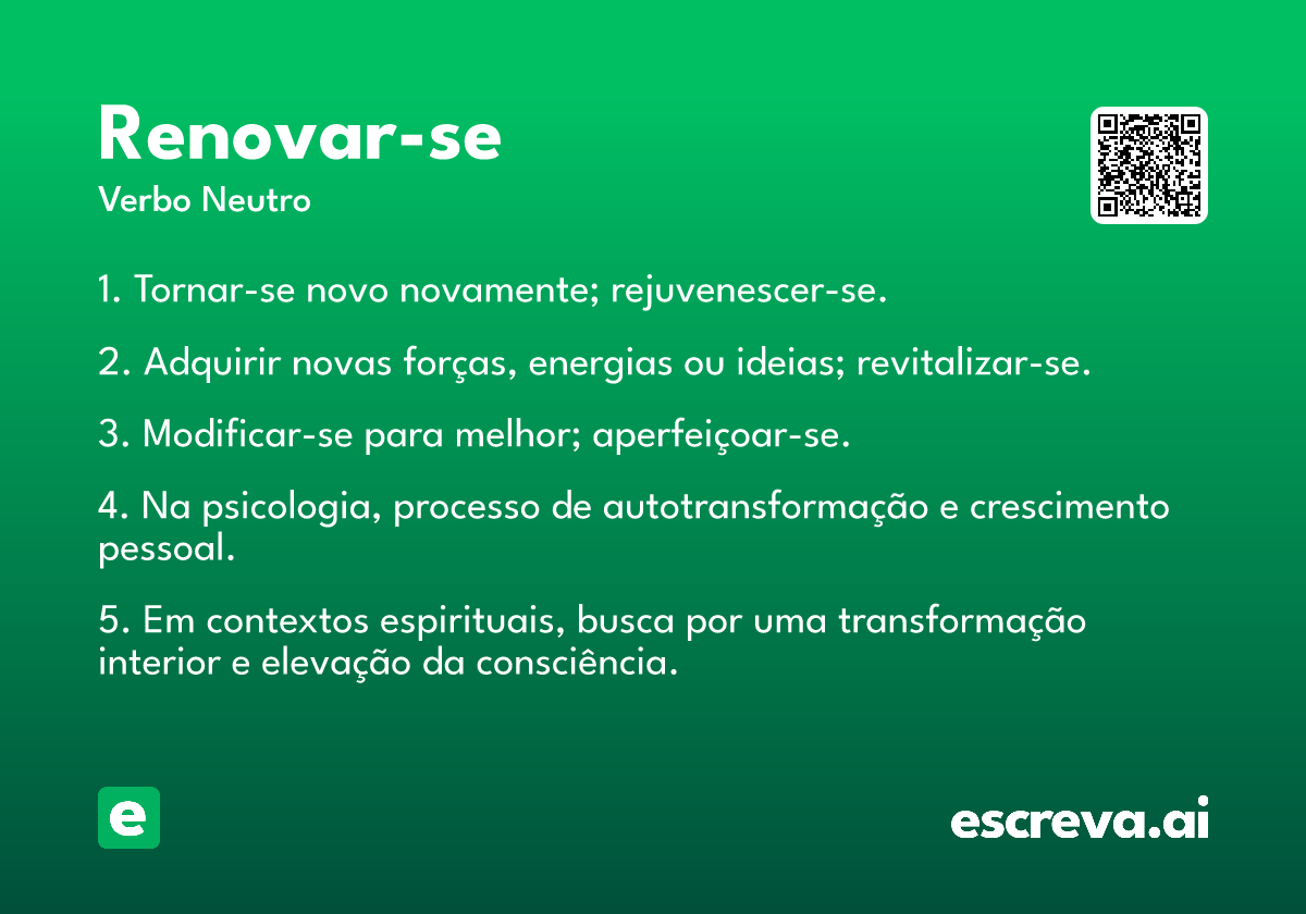 renovar-se