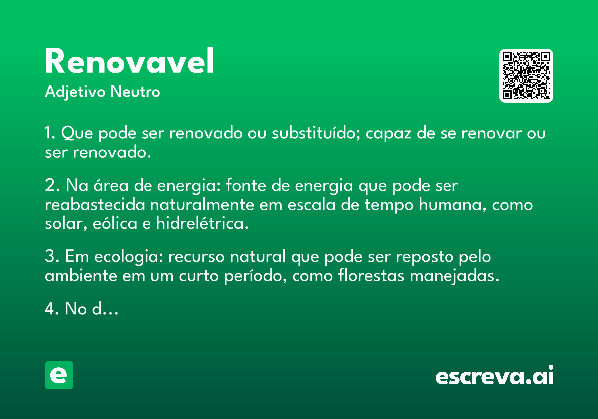 renovavel