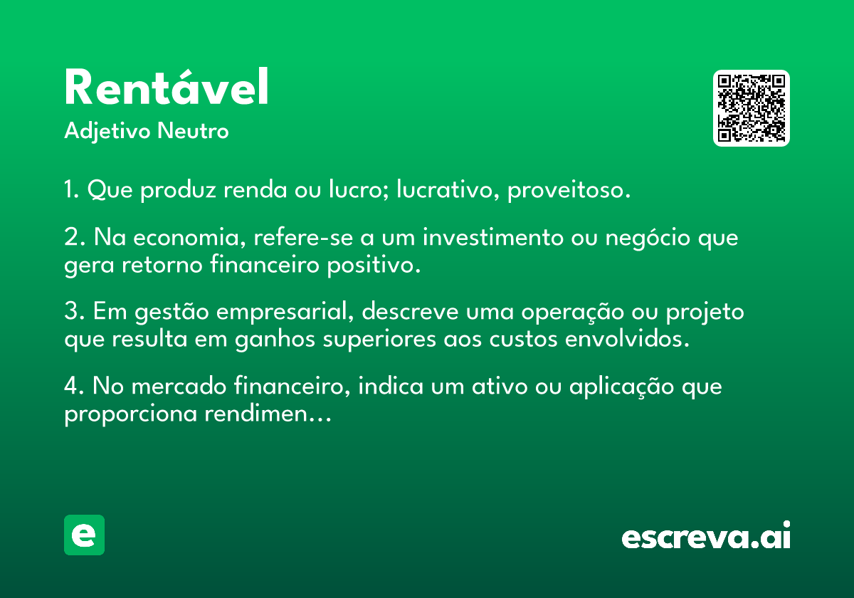 rentável