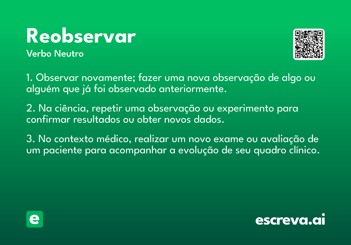 reobservar