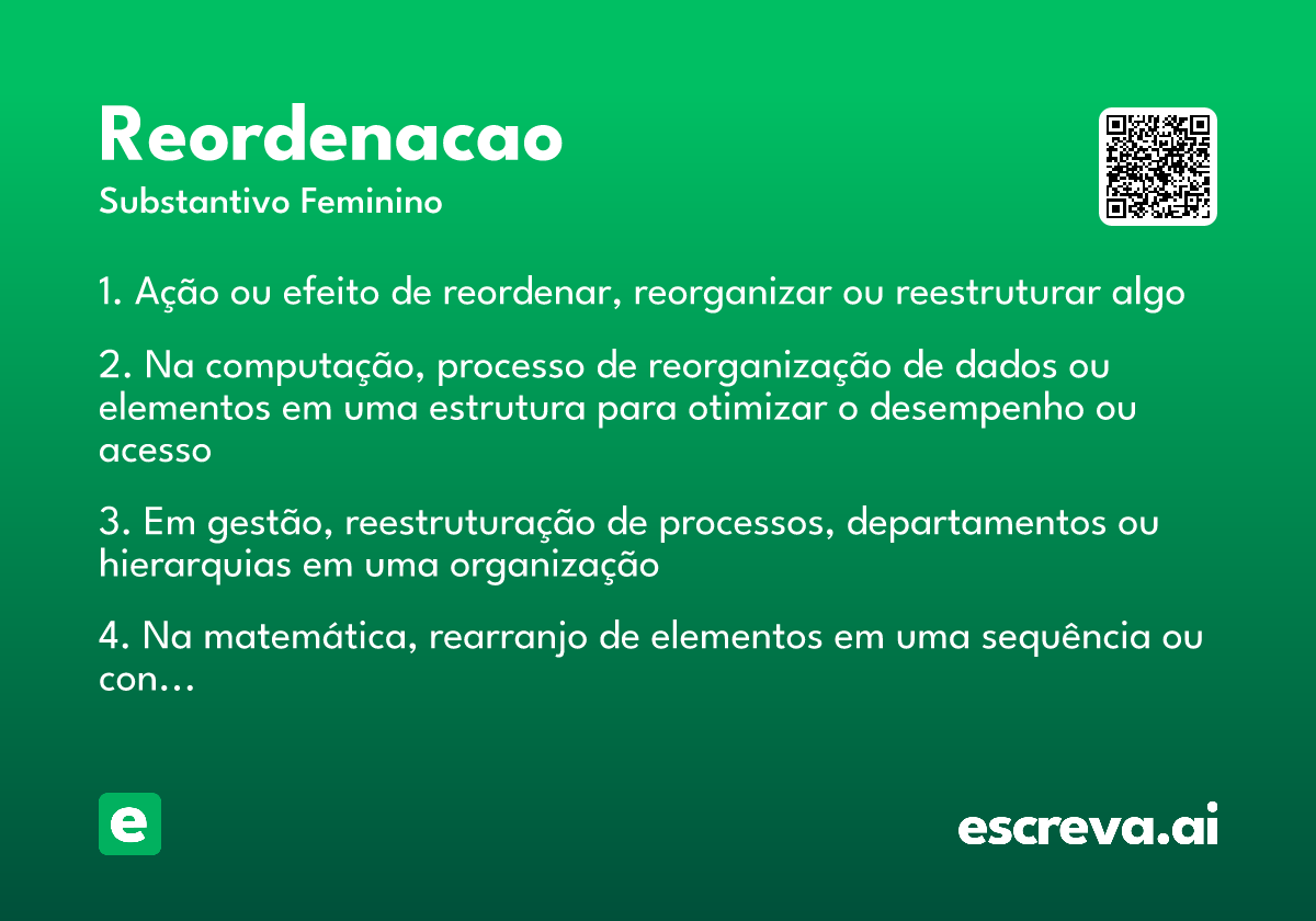 reordenacao