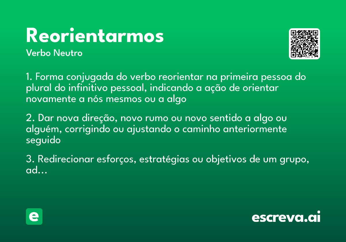 reorientarmos