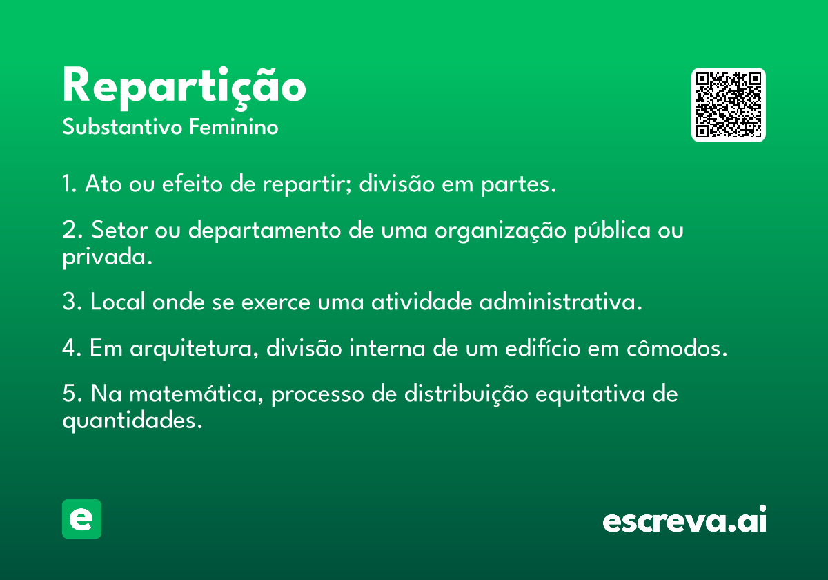 repartição