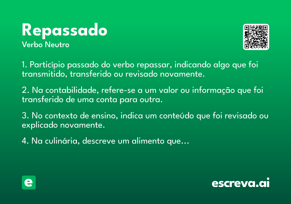 repassado