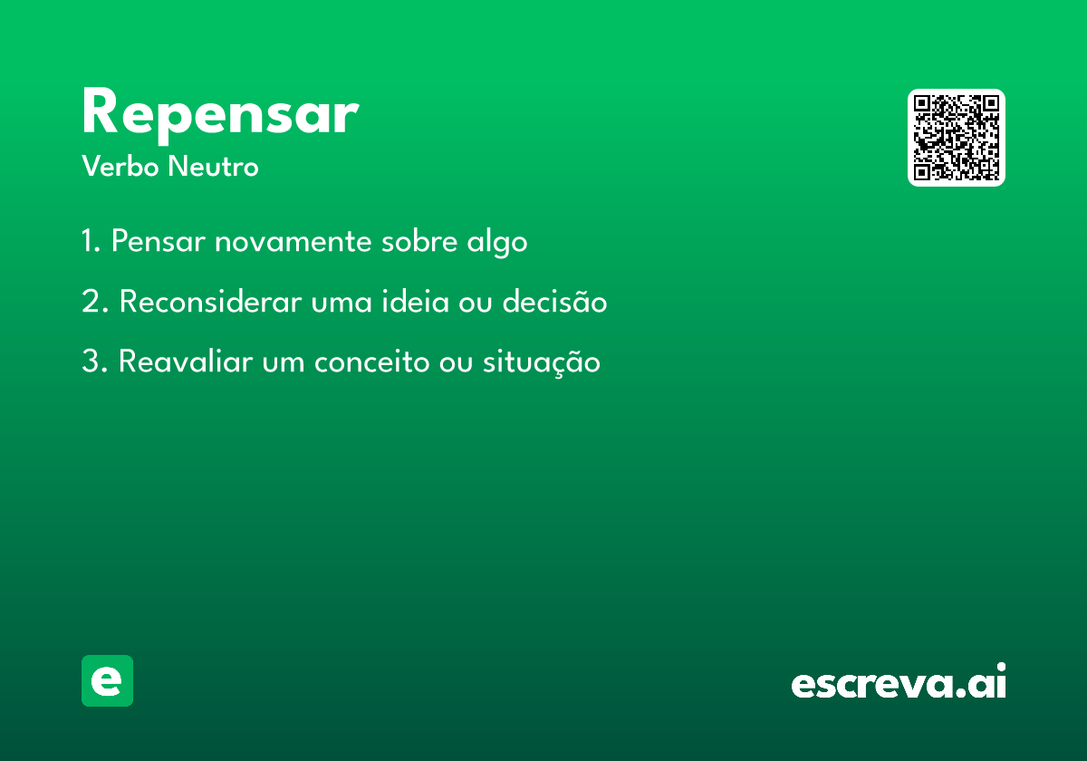repensar