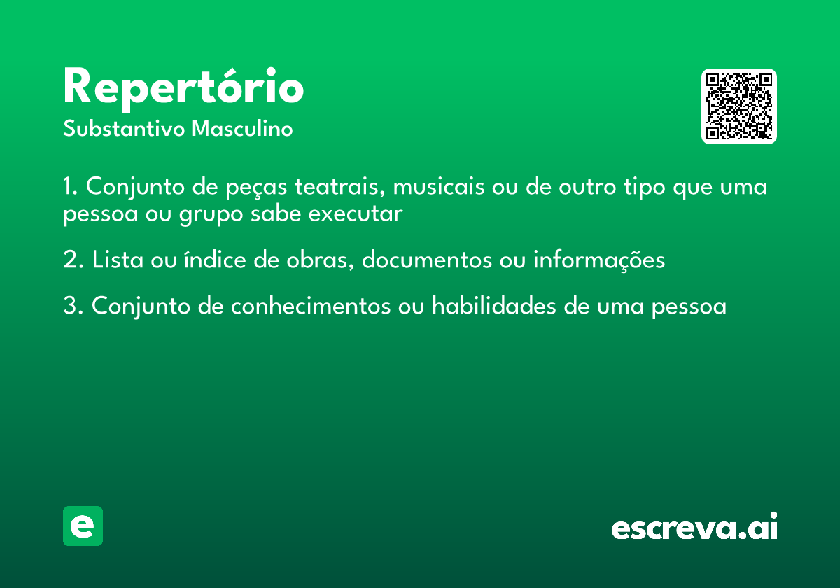 repertório