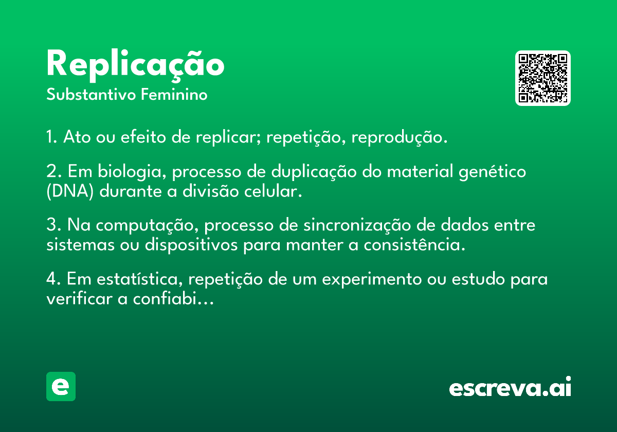 replicação