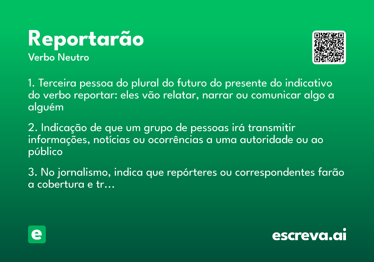 reportarão