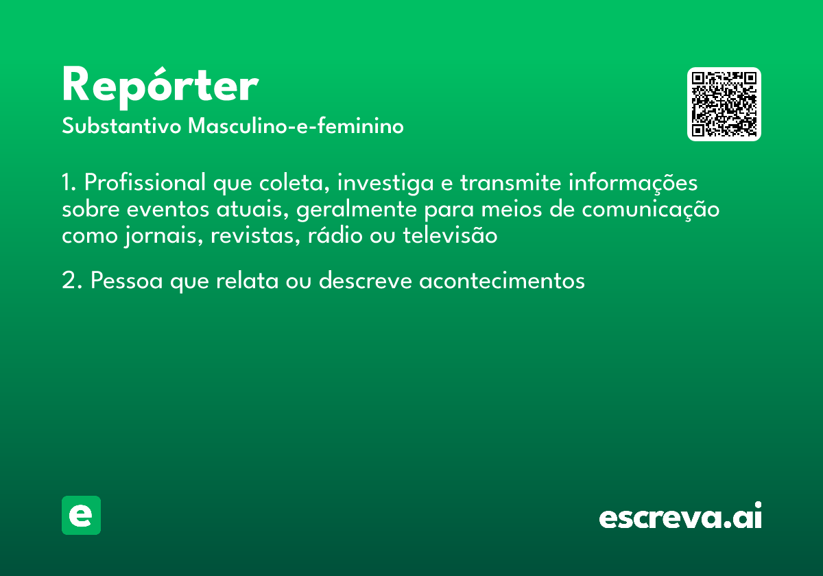 repórter