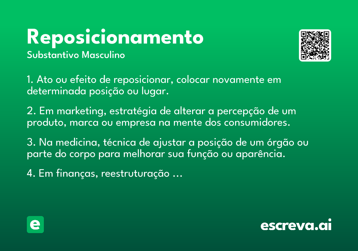 reposicionamento