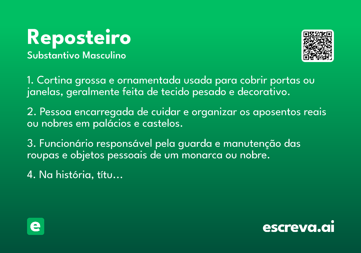 reposteiro