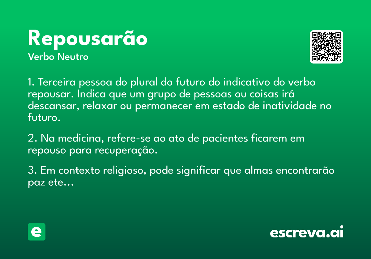 repousarão