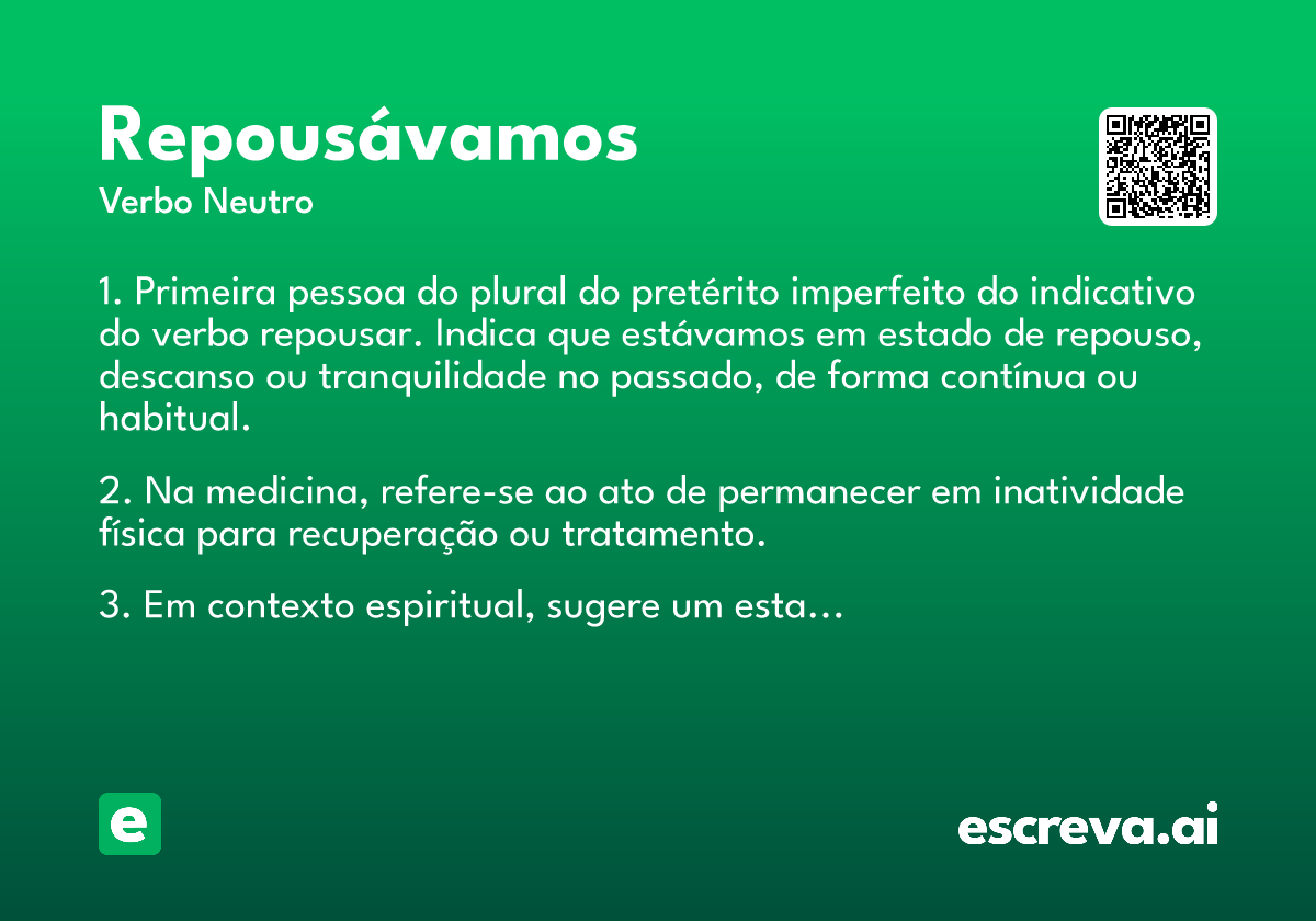 repousávamos