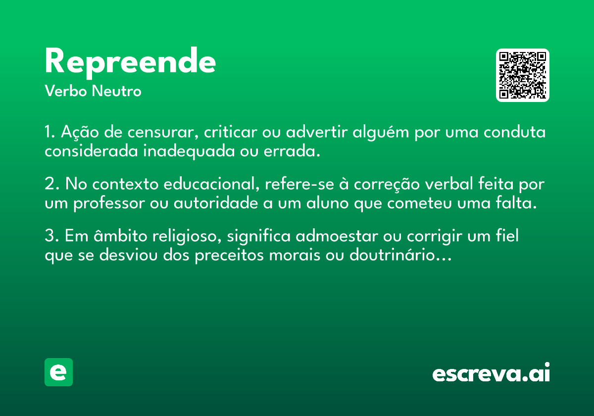 repreende