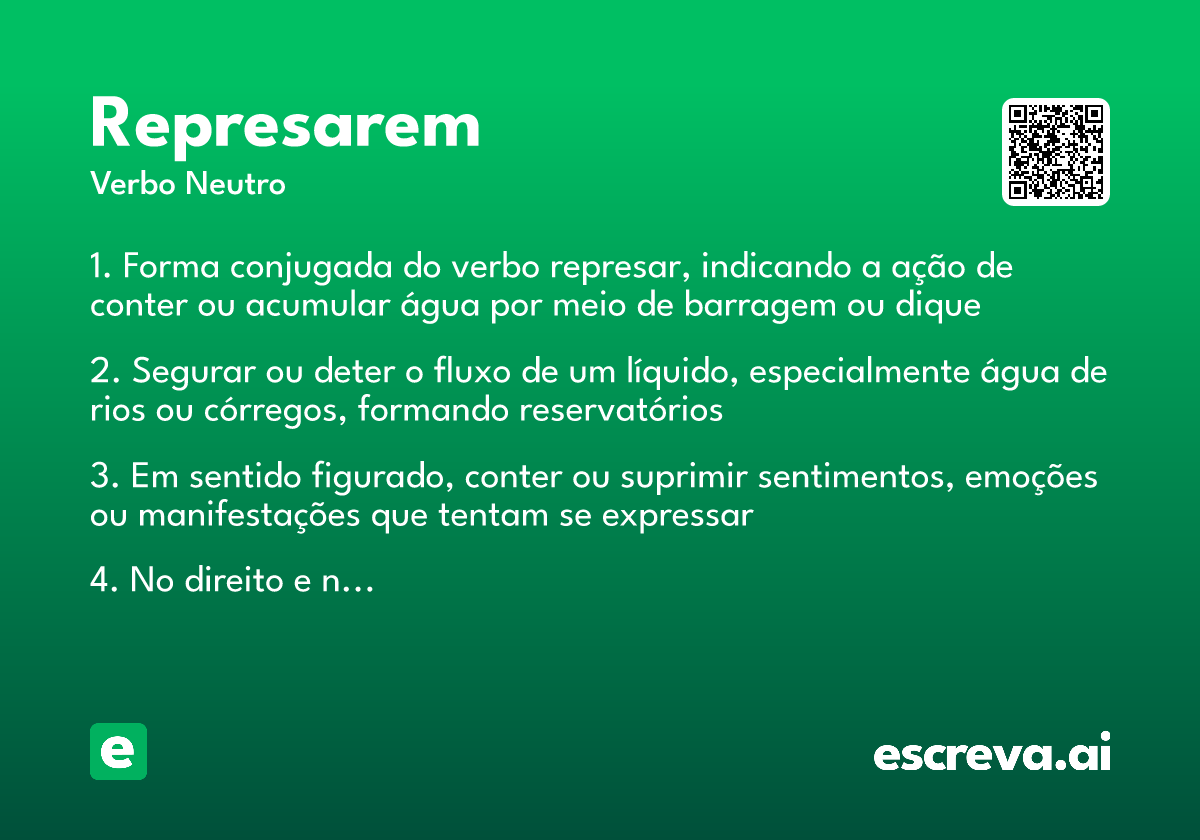 represarem