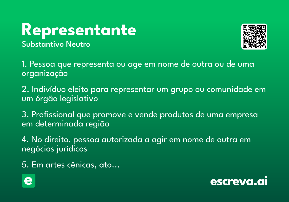 representante
