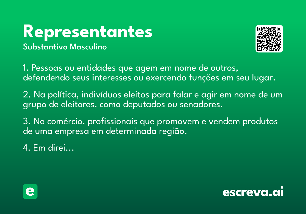 representantes
