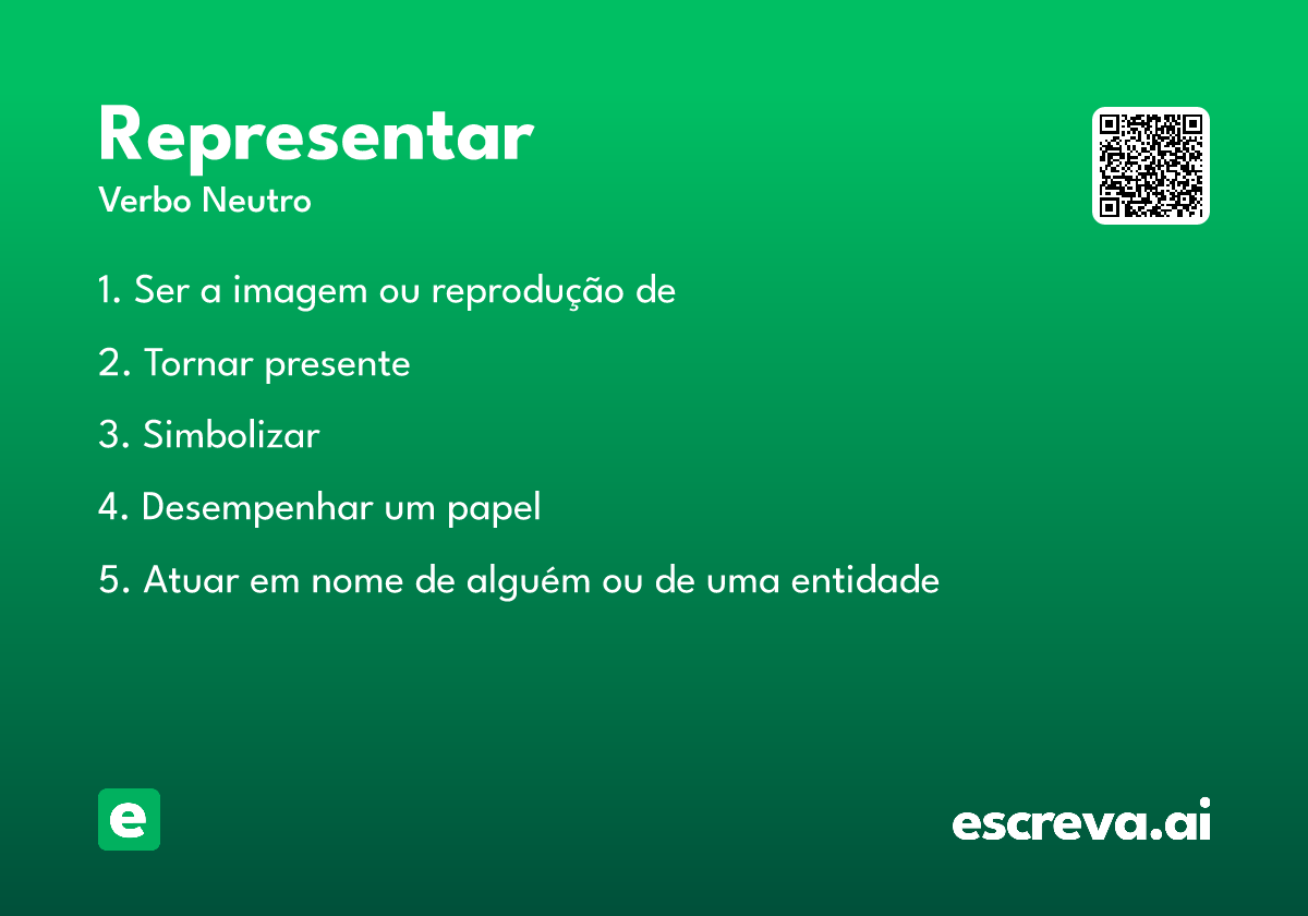 representar