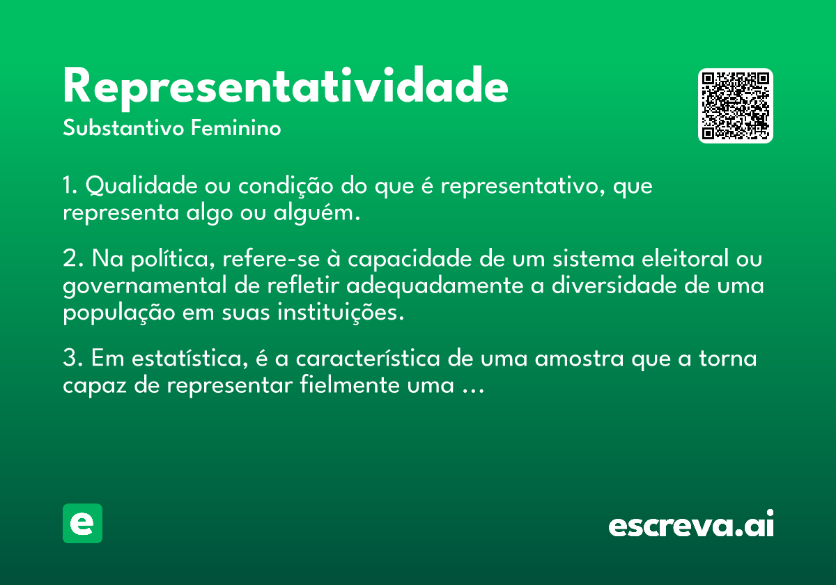 representatividade
