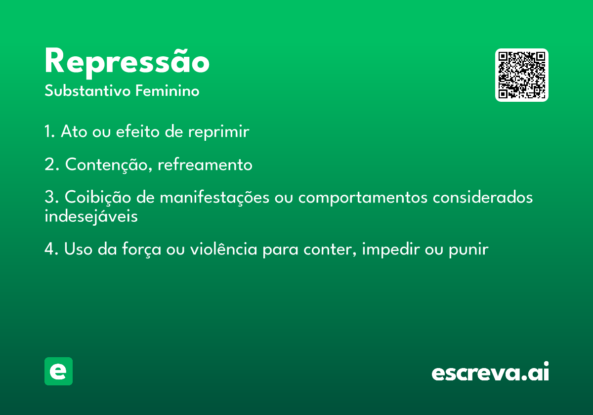 repressão