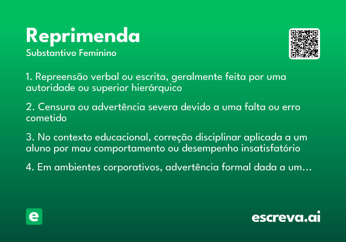reprimenda