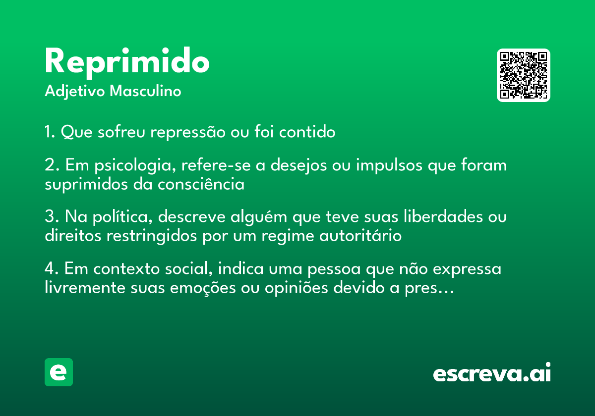 reprimido