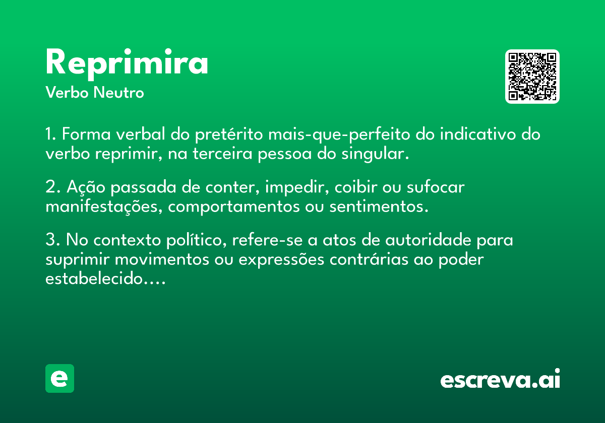 reprimira