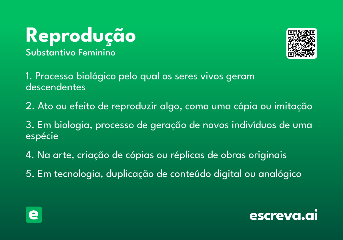 reprodução
