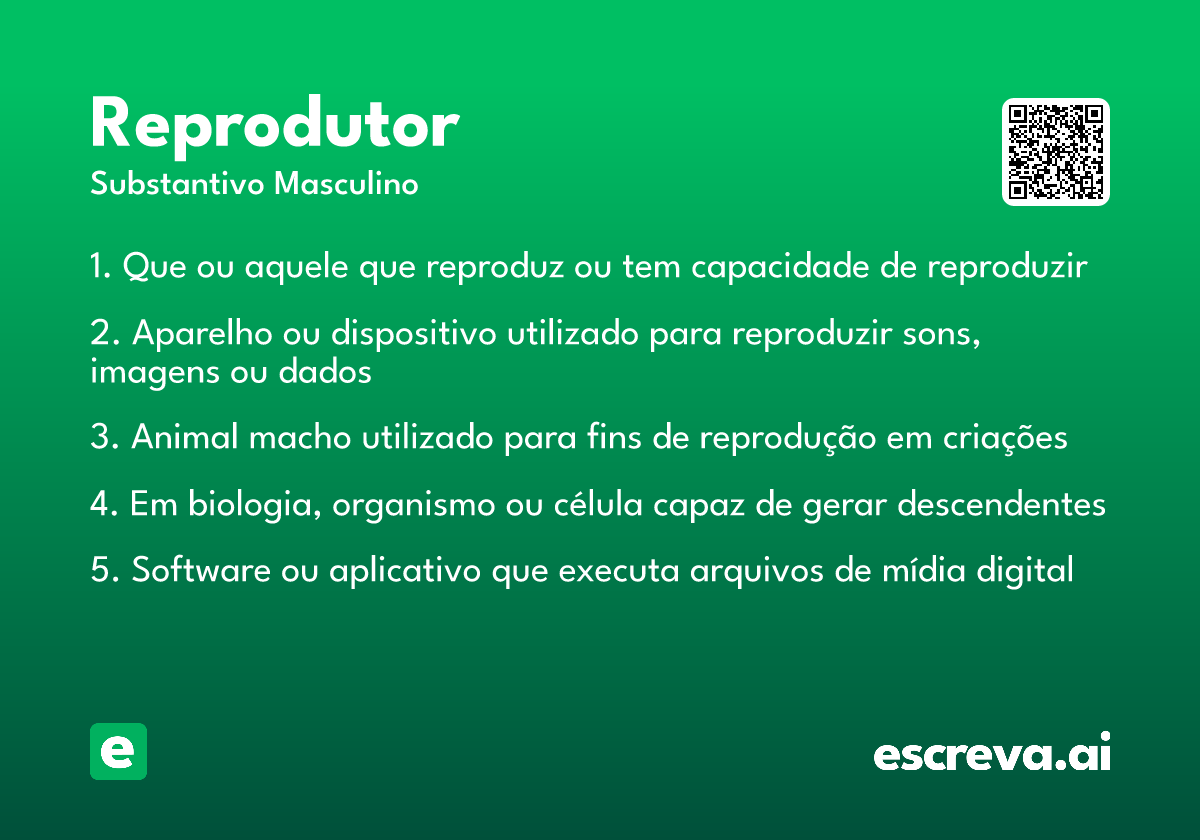 reprodutor
