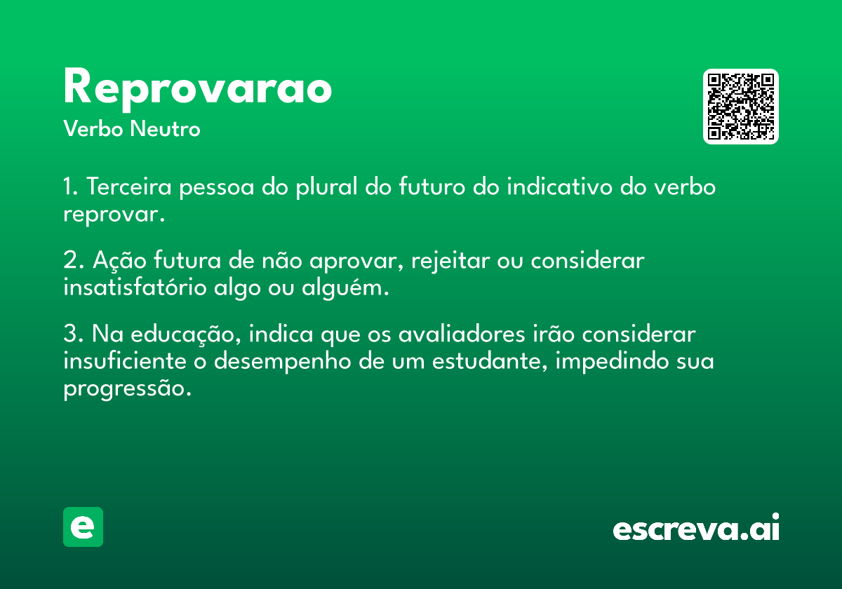 reprovarao