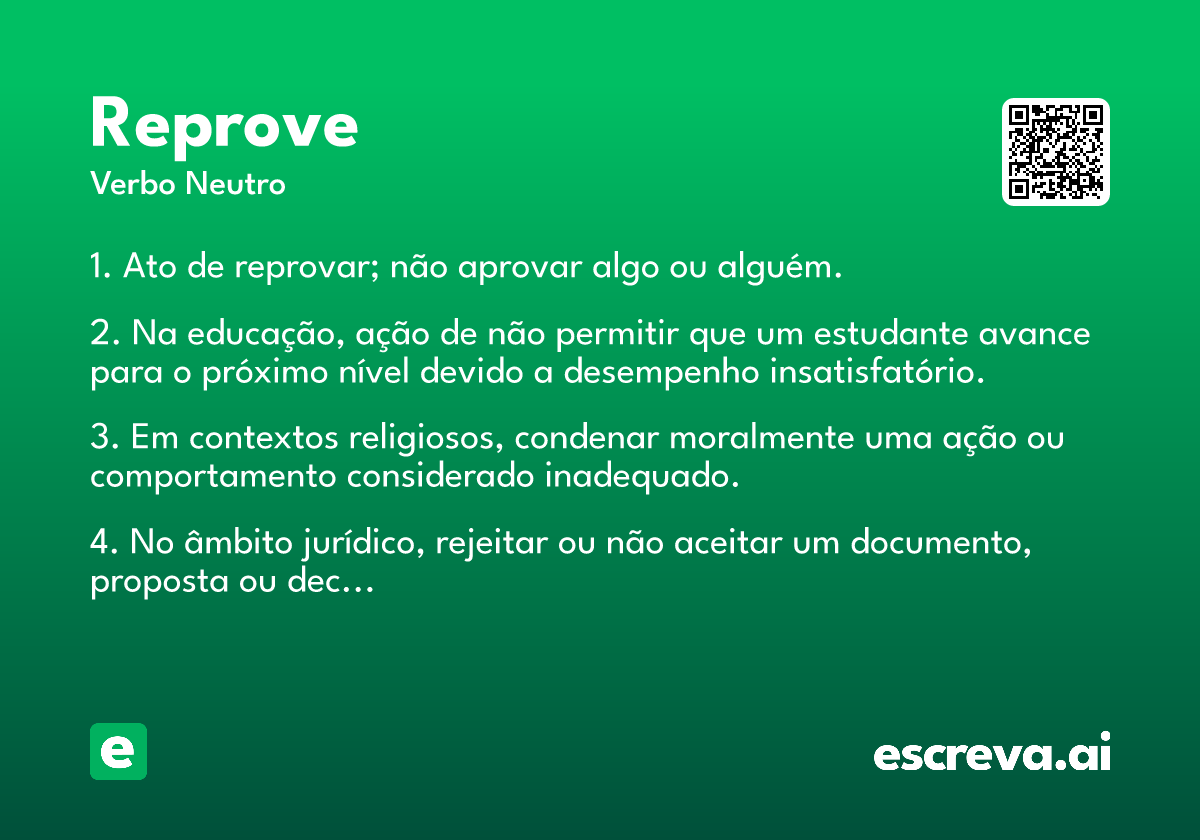 reprove
